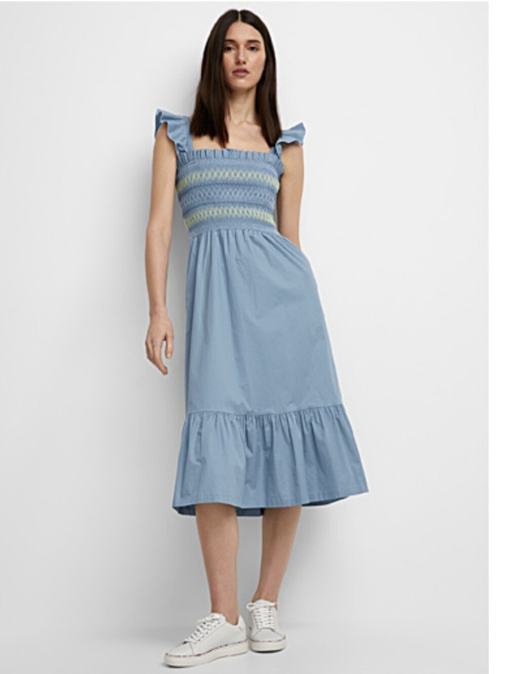 Paul Smith Smocked Poplin Dress